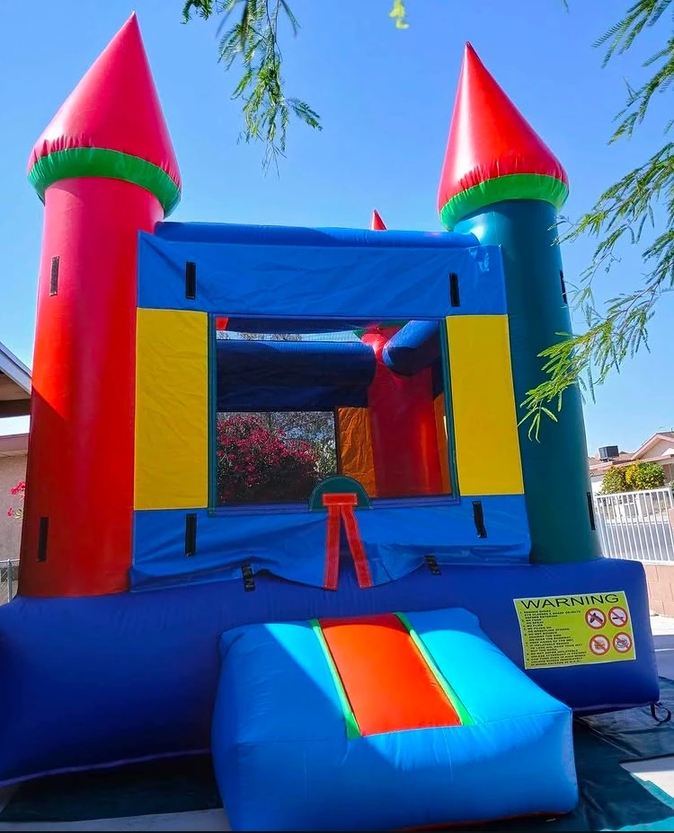 Colorful Gender Neutral Castle 1 (Dimensions: 11'x 11'x 11')